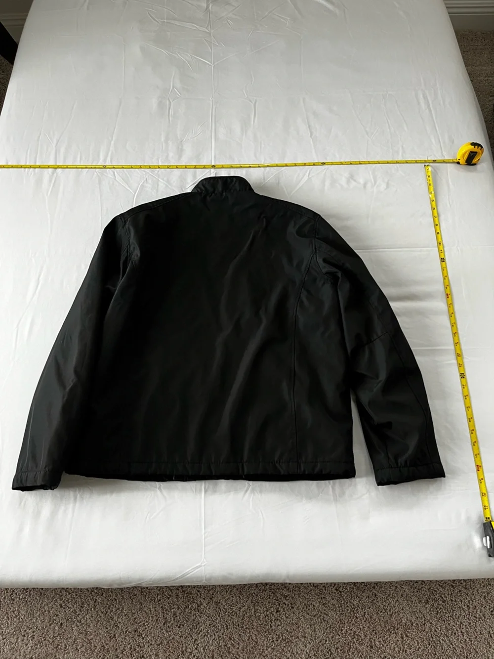 Structure Men's Black Bomber-Style Zip Jacket